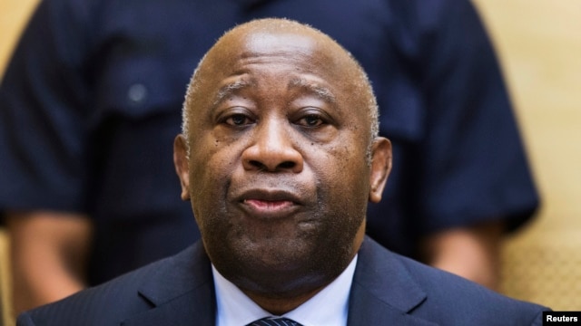 Former Ivory Coast President Laurent Gbagbo attends a confirmation of charges hearing in his pre-trial at the International Criminal Court in The Hague, February 19, 2013. 