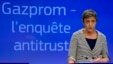 Ủy viên phụ trách cạnh tranh của EU, bà Margrethe Vestager phát biểu trong cuộc họp báo tại Brussels, ngày 22/4/2015.