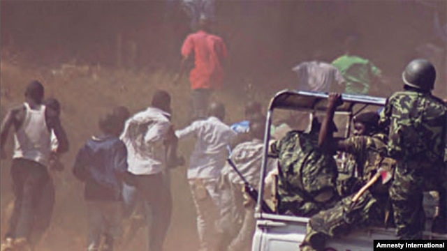 At least 19 people were killed and dozens, including children, were injured after police used live ammunition during demonstrations over bad governance, fuel shortages and human rights abuses in various cities, July 22, 2011.