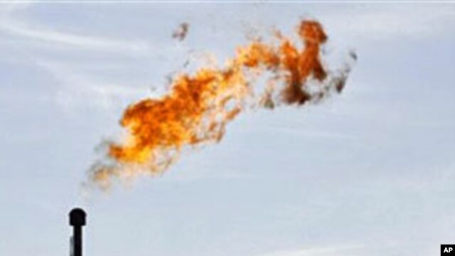 A drilling rig at the Val Gamburtseva oil fields in Russia's Arctic Far North (File)