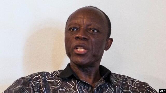 Le candidat de l'opposition Jean-Marie Michel Mokoko