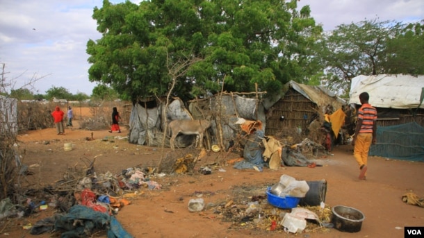 Kenya’s Dadaab refugee camp, September 19, 2016. (Jill Craig/VOA)