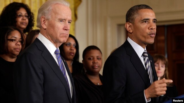 El presidente Obama dice que esta es "la mejor oportunidad en una década" para mejorar el control de armas.