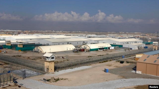 A general view of Bagram prison, north of Kabul, September 10, 2012. 