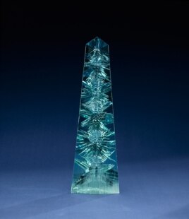 The obelisk-shaped Dom Pedro gem, the world's largest cut aquamarine gem, will go on display at the Smithsonian's National Museum of Natural History in Washington. The crystal was mined in Brazil in the late 1980s and is named for Brazil's first two emper
