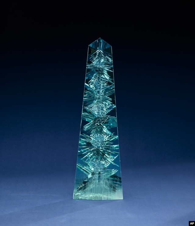 The obelisk-shaped Dom Pedro gem, the world's largest cut aquamarine gem, will go on display at the Smithsonian's National Museum of Natural History in Washington. The crystal was mined in Brazil in the late 1980s and is named for Brazil's first two emper