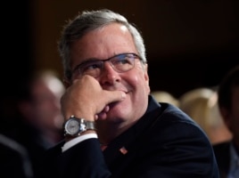 FILE - Former Florida Governor Jeb Bush says he's considering a 2016 presidential bid.