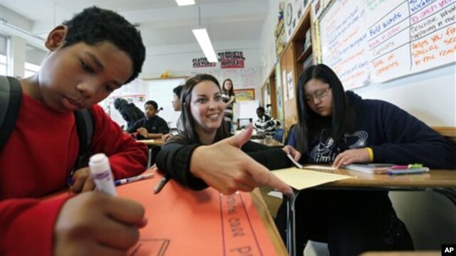 A middle school in Seattle, Washington