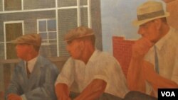 Ben Shahn mural East Wall: Unemployment