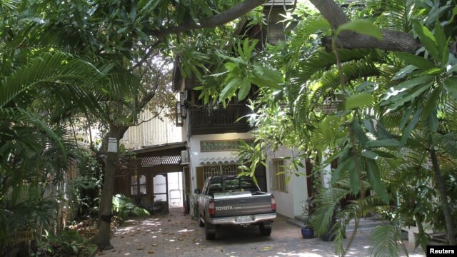 A general view of the home of French architect Patrick Henri Devillers is pictured in Phnom Penh, June 21, 2012.