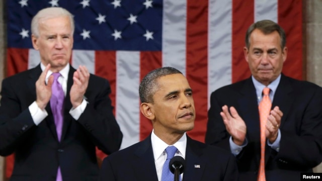 El presidente Barack Obama se dirige al Congreso y a la nación desde el Capitolio.