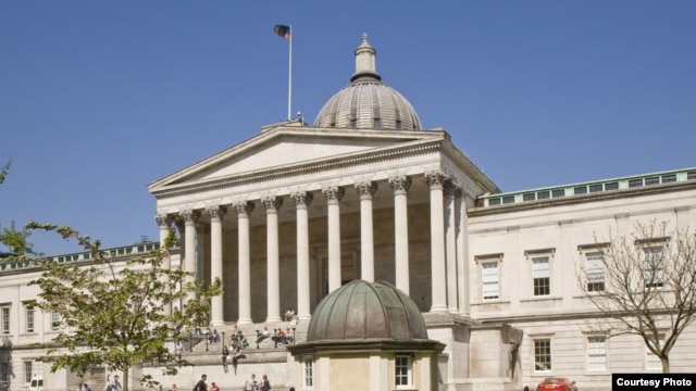 University College London where Dr. Amina Aitsi-Selmi is a Wellcome Trust Fellow. (Credit: UCL)