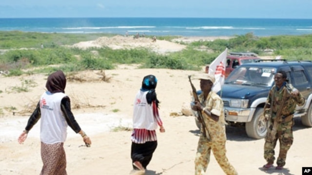MSF staff often work in the midst of armed militias in Somalia.