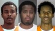 Combo photo of Somali-Americans: (L to R) Abdirahman Daud, Mohamed Farah and Guled Omar, who are accused of allegedly planning to join Islamic State in Syria.