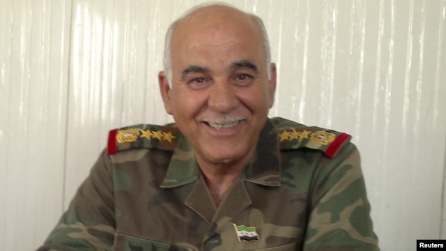 Former Syrian army commander, General Mustafa al-Sheikh, defected and wants to to lead rebel Free Syrian Army forces against Assad regime. (Reuters)