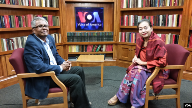 ဦးေက်ာ္ဇံသာ (VoA) နဲ႔ ေဒါက္တာေဒၚရင္ရင္ႏြယ္