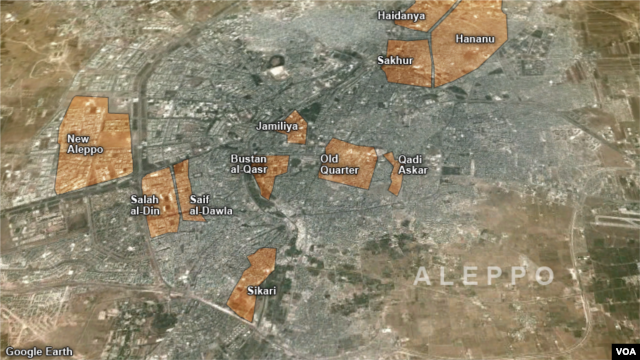 Aleppo neighborhoods