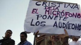 Durante el primer semestre del 2012, Cristina Fernández ha enfrentado varias protestas salariales, por la elevada inflación que tiene su país.