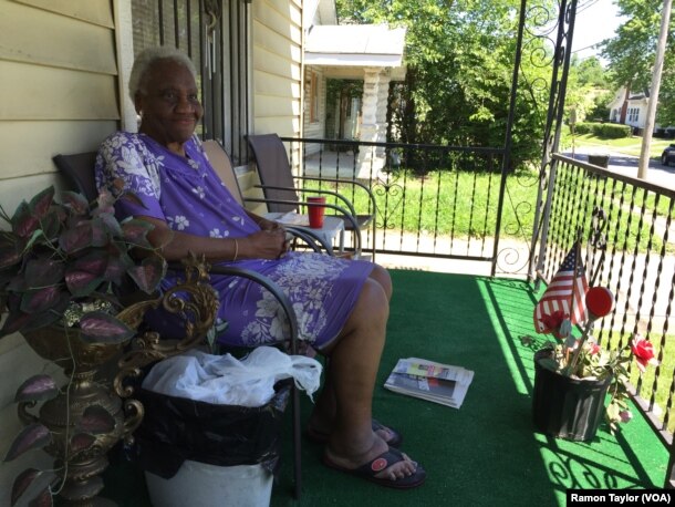 Marjorie Huffman grew up down the street from Muhammad Ali in Louisville, Kentucky.