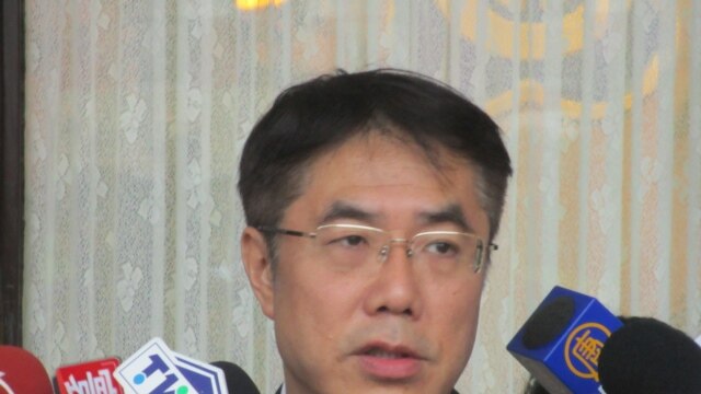 台灣執政黨民進黨立委黃偉哲(美國之音張永泰拍攝)