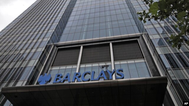 A view of Barclays headquarters at London's Canary Wharf financial district,  July 3, 2012.