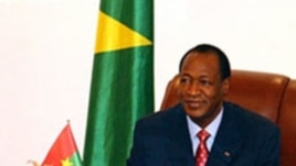 Le président du Burkina Faso, Blaise Compaoré, médiateur de la Cédéao. (Archives)