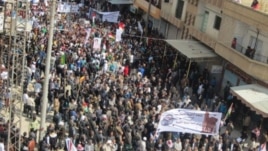 Syrian Kurds rally against Syrian President Assad in city of Qamishli (March 2012 photo)