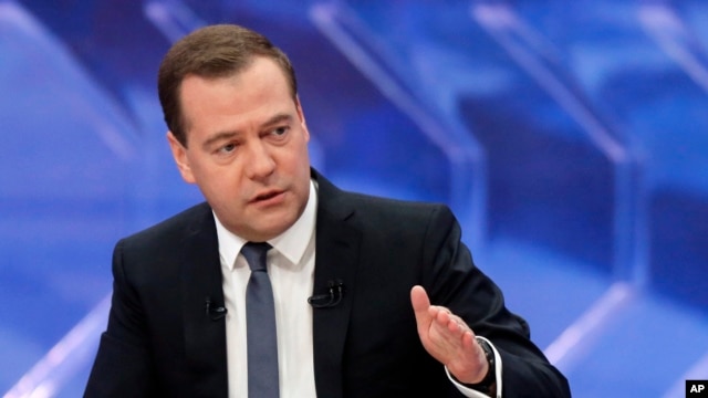 Thủ tướng Nga Dmitry Medvedev