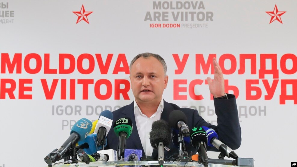 Igor Dodon fiton zgjedhjet në Moldavi