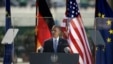 President Barack Obama speaks in front of the iconic Brandenburg Gate in Berlin Germany, June 19, 2013.