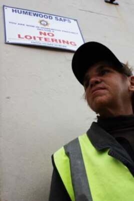 Parliament Street security guard, Mary van Rensburg, says Nigerian criminals are still active in the district, despite increased presence of police and anti-crime activists