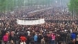 中国重庆市万盛区发生大规模民众抗议