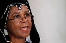 South Africa's Mamphela Ramphele speaks during a news conference on the launch of her new political party Agang, Johannesburg, February 18, 2013.
