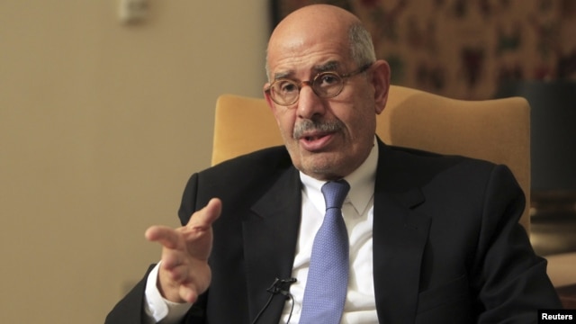Cựu Tổng giám đốc IAEA Mohamed ElBaradei lãnh đạo đảng đối lập hàng đầu ở Ai Cập nói rằng ông không muốn là một phần của 'nền dân chủ giả hiệu'