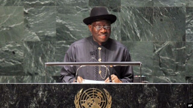 President of Nigeria, Goodluck Jonathan, June 8, 2011