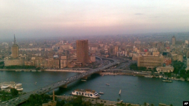A view of the Nile river in Cairo, Egypt (file)