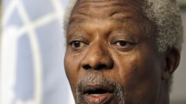 Kofi Annan, the U.N.- Arab League Joint Special Envoy for Syria, June 1, 2012. 