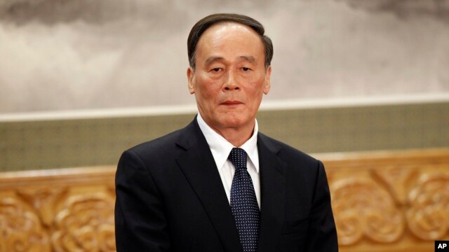 Ông Vương Kỳ Sơn, Bí thư Ủy ban Kiểm tra Kỷ luật Trung ương của đảng Cộng sản Trung Quốc.
