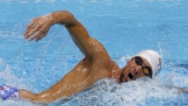 Michael Phelps, miembro del equipo de natación olímpico de EEUU.