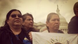 Border activists traveled across the country to Washington to put a human face on immigration reform, February 27, 2013.