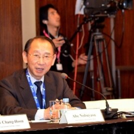 Nobuyasu Abe, Japan Institute of International Affairs, Seoul, South Korea, Dec. 12, 2011.