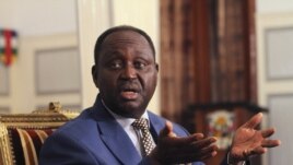 Central African Republic president Francois Bozize speaks during a news conference in Bangui January 8, 2013.