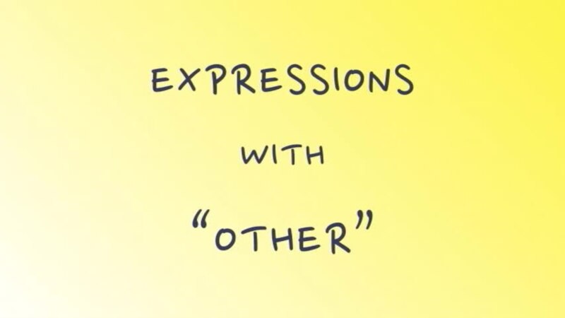    expressions with other  