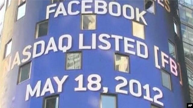 Facebook's Stock Debuts on Wall Street