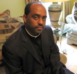 Father Reginald Jean Marie of Notre Dame d'Haiti Catholic church in Little Haiti, Miami