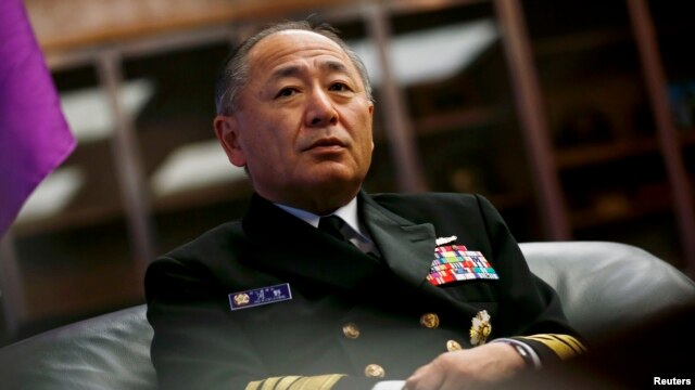 Chỉ huy quân sự hàng đầu của Nhật Bản, Đô đốc Katsutoshi Kawano.