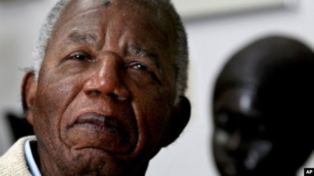FILE - Nigerian author and dissident Chinua Achebe.