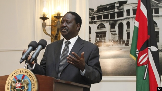 Waziri Mkuu wa Kenya Raila Odinga 