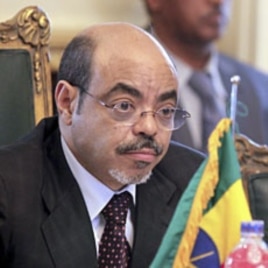 Ethiopia's Prime Minister Meles Zenawi (File)