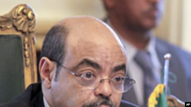 Ethiopia's Prime Minister Meles Zenawi (File)